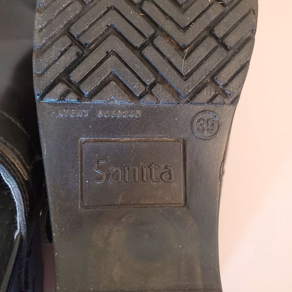 Sanita 39 Clogs Nursing Shoes Comfort‎ Leather Adjustable Snaps 8 - Picture 8 of 8